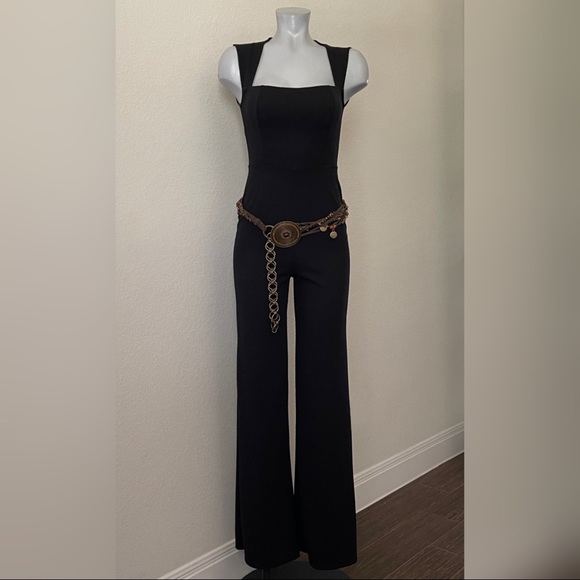 Leather Embellished Rhinestone Belt main image 6
